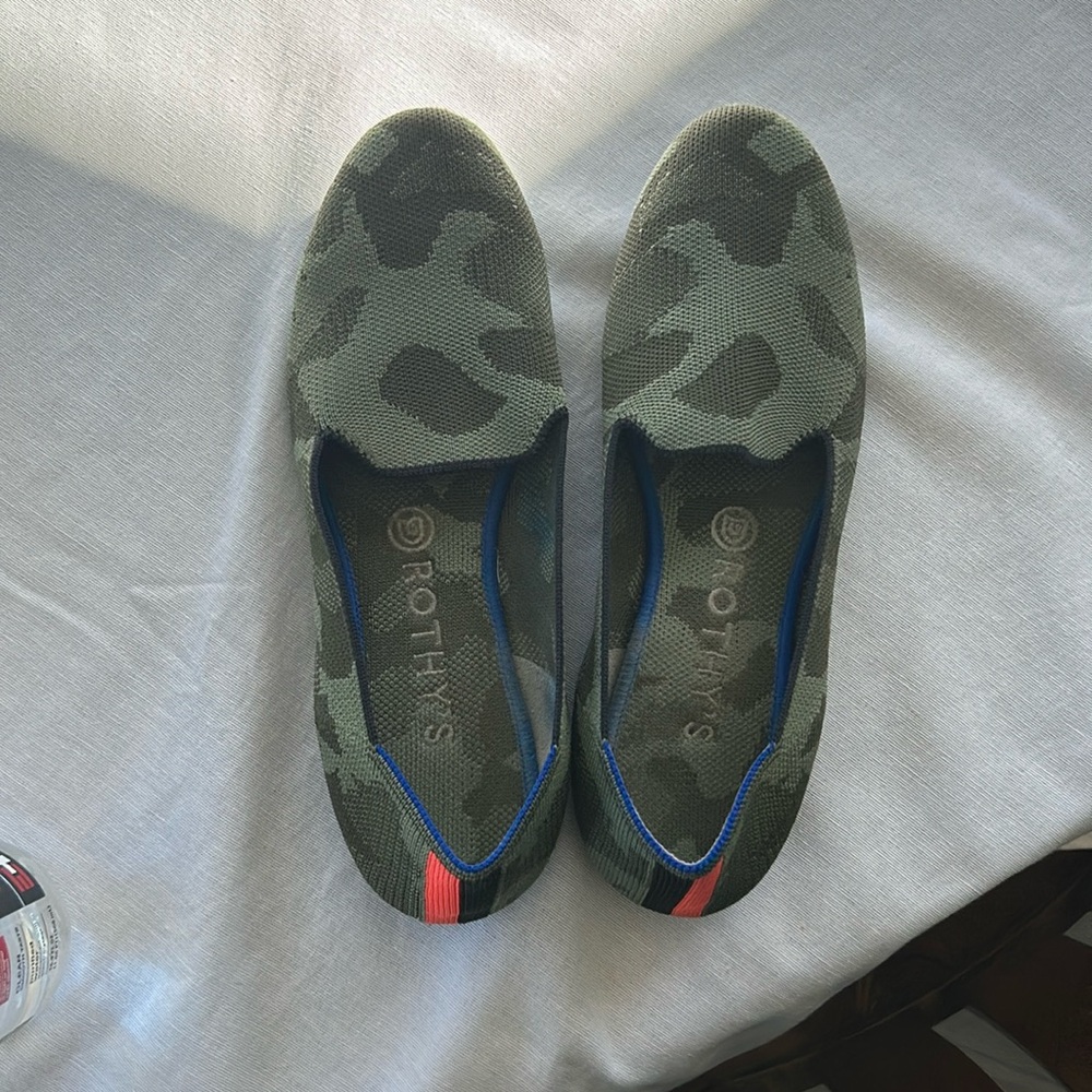 Lightly used Rothy camo